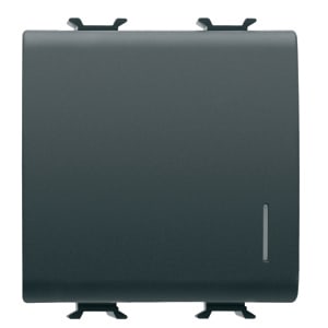 GEWISS - GEWGW12072 DEVIATORE 2M 1P 16AX ILL.LOC.NERO