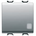 GEWISS - GEWGW14073 DEVIATORE 2M 1P 16AX ILL.SEGN.TITANIO