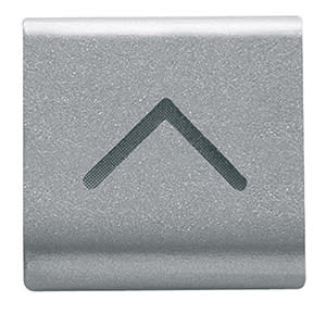 GEWISS - GEWGW14545 TASTO INTERCAMB. FRECCIA VERT. TITANIO