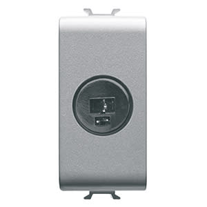 GEWISS - GEWGW14454 CONNETTORE CIRCUITI FONICI 1M TITANIO