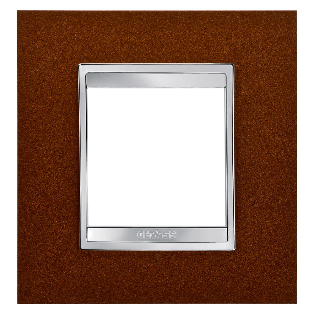 GEWISS - GEWGW16222MF PLACCA LUX INT.2P FERRO ACIDATO