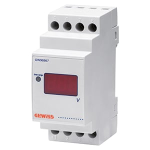 GEWISS - GEWGW96867 VOLTMETRO DIGITALE 0-500V 2M