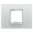 GEWISS - GEWGW16202CG PLACCA LUX 2P VETRO GHIACCIO