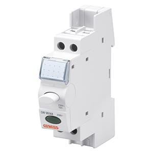 GEWISS - GEWGW96566 PULSANTE LUMINOSO - 1NA 16A 230V - VERDE - 1 MODULO