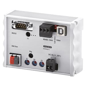 GEWISS - GEWGW90871 GATEWAY KNX/DMX - 512 CANALI - IP20