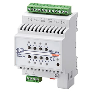 GEWISS - GEWGW90857 ATTUATORE COM.MOTORE 4 CANALI KNX/EIB