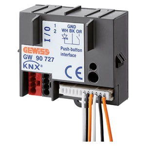 GEWISS - GEWGW90727 INTERFACCIA CONTATTI 2 CANALI - KNX