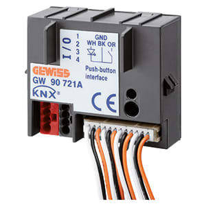 GEWISS - GEWGW90721A INTERFACCIA CONTATTI 4 CANALI - KNX