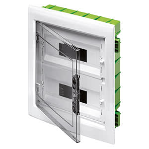 GEWISS - GEWGW40606PM QUADRO PM P.FUME 24M.(12X2) IP40 GREEN