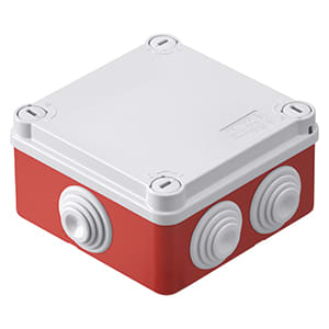 GEWISS - GEWGW44054R CASS.IP55 100X100X50 1/4G.P.GWT 960°C R.