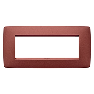 GEWISS - GEWGW16106VR PLACCA ONE 6P RUBINO