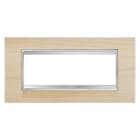 GEWISS - GEWGW16206LA PLACCA LUX 6P ACERO