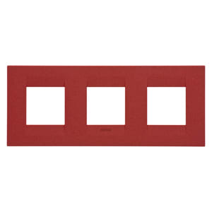 GEWISS - GEWGW16426VR PLACCA GEO INT.2+2+2P O.RUBINO