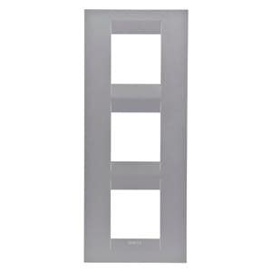 GEWISS - GEWGW16427VT PLACCA GEO INT.2+2+2M V.TITANIO