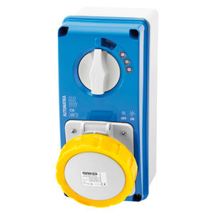 GEWISS - GEWGW66053N PR.BL IP67 C.F.3P+N+T 16A 110V 4H MT60C