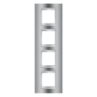 GEWISS - GEWGW16229MC PLACCA LUX INT.2+2+2+2P V.CROMO