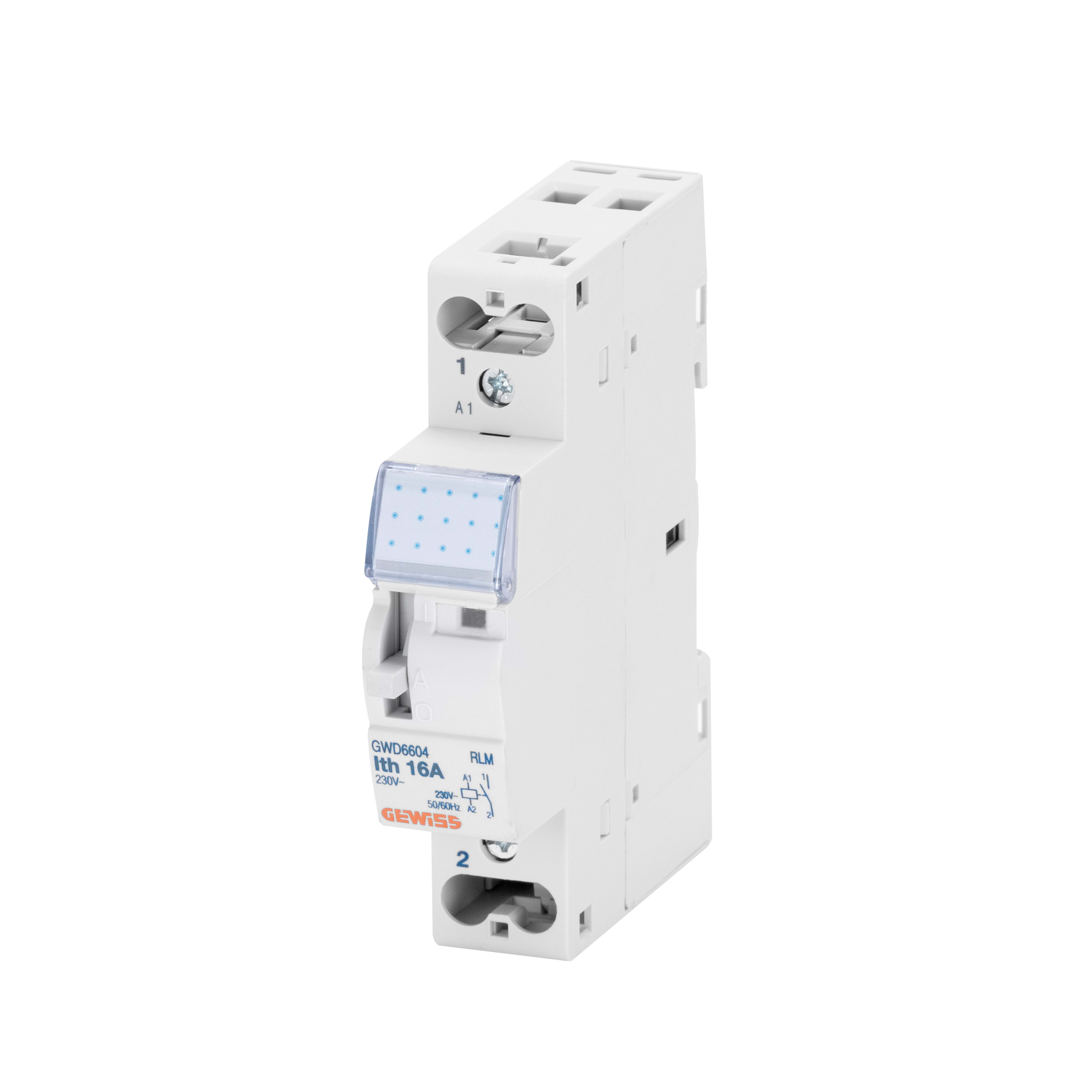 GEWISS - GEWGWD6619 RELE MONOSTABILE 1NA+1NC 16A 230VCA 1M