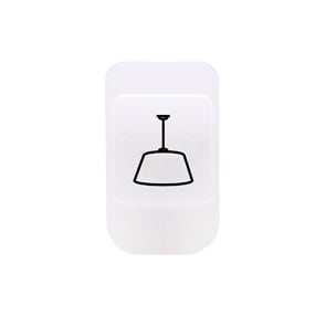 GEWISS - GEWGW10524A LENTE CON SIMBOLO ILLUMINABILE - LAMPADARIO