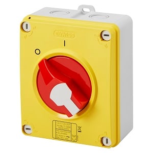 GEWISS - GEWGW70435NP INT.SEZ.HP CASS.ISO.32A 3P+N EMERGENZA