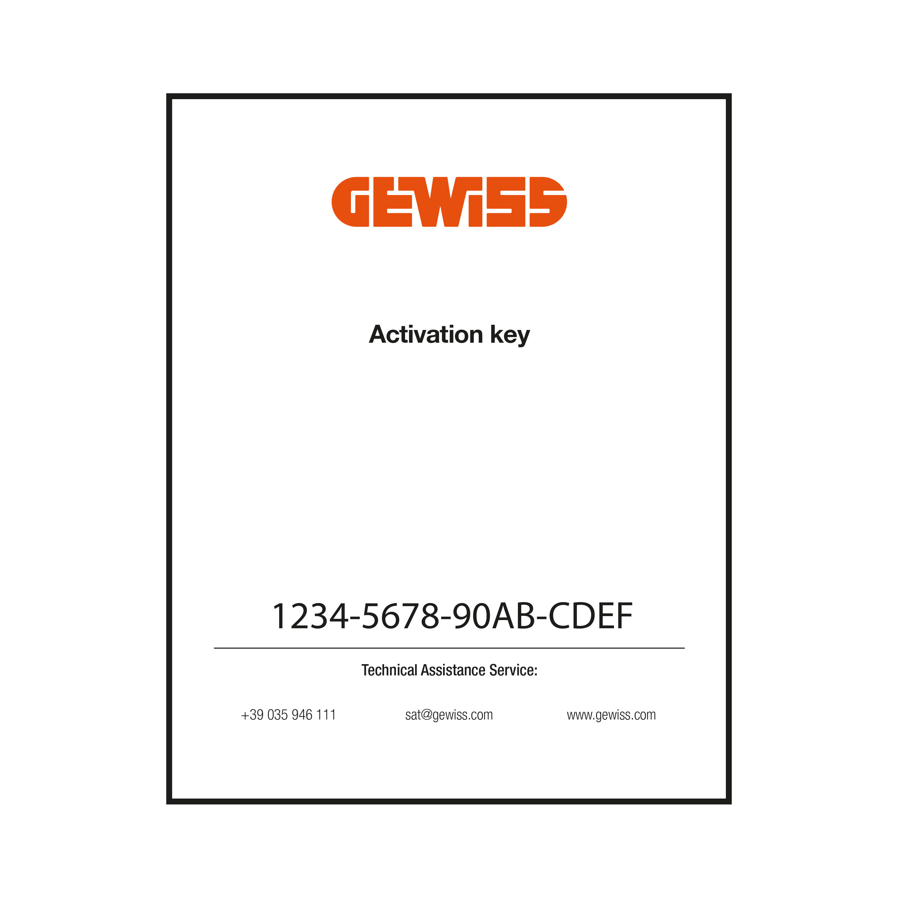 GEWISS - GEWGWA9001 LICENZA SMART GATEWAY