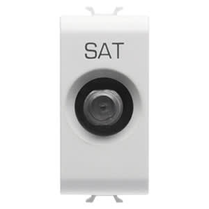 GEWISS - GEWGW10371 PRESA TV/SAT 1M DIRETTA C.F-FEMM.BIANCO