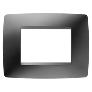 GEWISS - GEWGW16103TN PLACCA ONE 3M NERO TONER