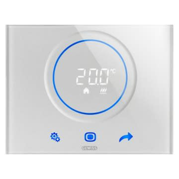 GEWISS - GEWGW16970CT TERMOSTATO ICE WI-FI DA PARETE TITANIO