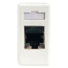 GEWISS - GEWGW20243 PRESA RJ45 - 4 COPPIE - CATEGORIA 5E - FTP - TOOLLESS - 1 MODULO - SYSTEM WHITE