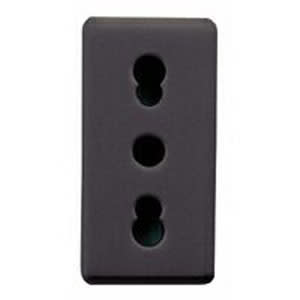 GEWISS - GEWGW21203 PRESA 2P+T 16A BIV.ST.ITAL.CON SCH.SY/BK