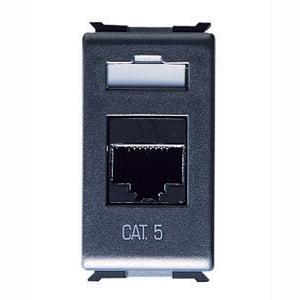 GEWISS - GEWGW30267 PRESA DATI - RJ45 - 4 COPPIE - CATEGORIA 5e - UTP - TOOLLESS - 1 MODULO - PLAYBUS