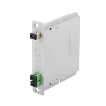 GEWISS - GEWGW38306 SPLITTER OTTICO 1X2 USCITE CON BUSSOLE SC/APC - GRIGIO (RAL 7035)