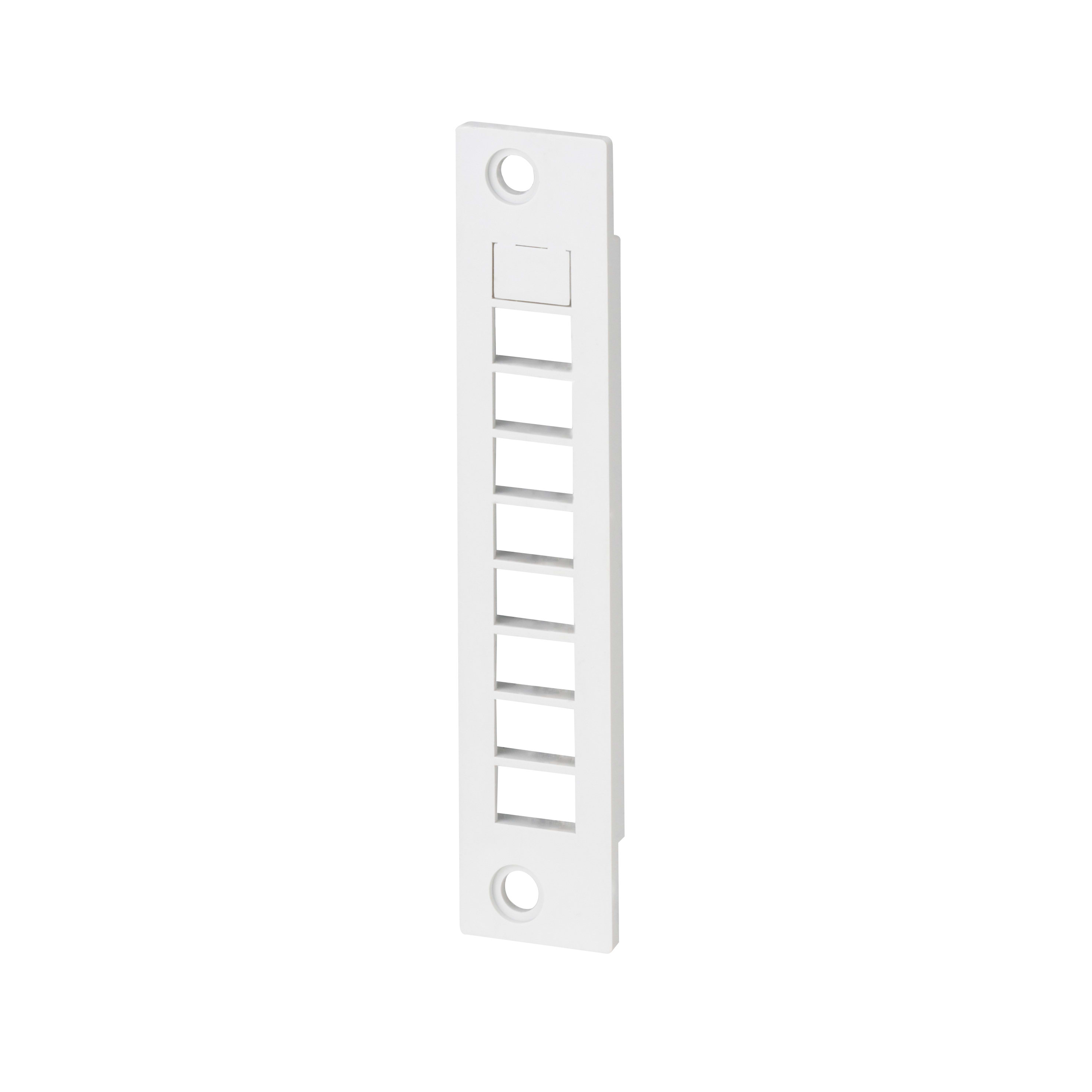 GEWISS - GEWGW38320 PANNELLO DI PERMUTAZIONE VUOTO - PREDISPOSTO PER 9 BUSSOLE SC/APC - GRIGIO (RAL 7035)