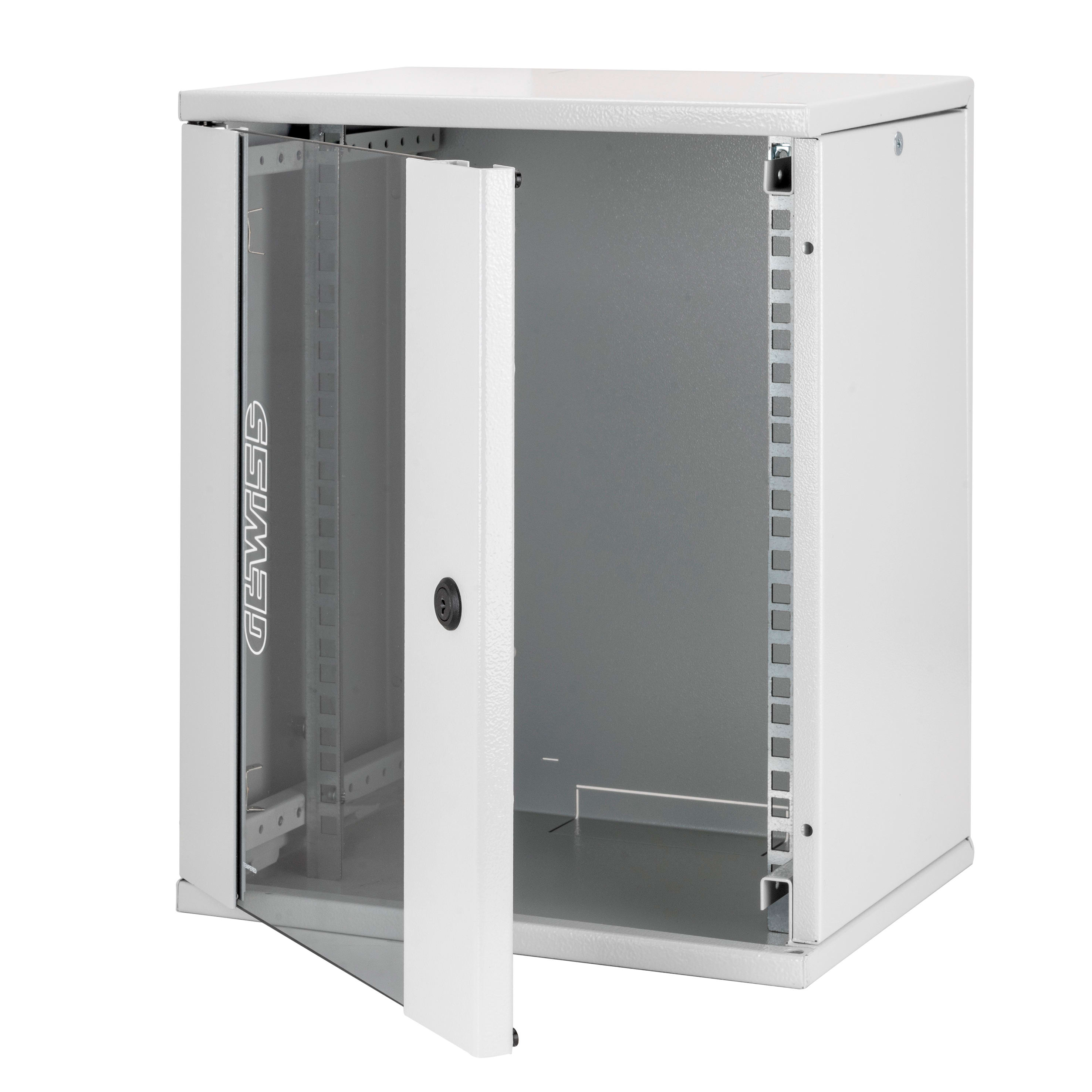 GEWISS - GEWGW38432 QUADRO DA PARETE 10'' - METALLO - PORTA TRASPARENTE - 325X400X262 - GRIGIO RAL 7035
