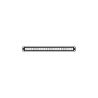 GEWISS - GEWGW38603 PANNELLO DI PERMUTAZIONE VUOTO 19" - 24 PRESE RJ45 UTP/FTP - 1U - NERO