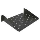 GEWISS - GEWGW38608 RIPIANO FISSO 19" - PROFONDITA' 360MM - 2U - NERO