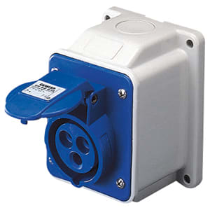 GEWISS - GEWGW62404 PRESA FISSA 10 PAR.PR.2P+T 16A 230V 6H