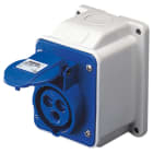 GEWISS - GEWGW62416 PRESA FISSA 10°PAR.PR.3P+T 32A 230V 9H