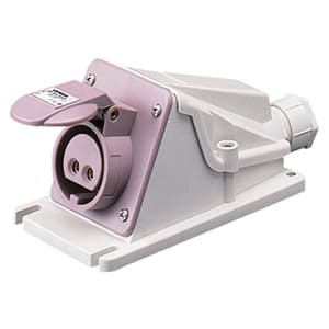 GEWISS - GEWGW62551 PRESA FISSA 90°PAR.PR.2P 32A 24/42V 4H