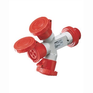 GEWISS - GEWGW64068 MOLTIPL.ST.3U 3P+T 32A 400V 6H