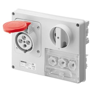 GEWISS - GEWGW66134 PRESA BL.OR.S.F.2P+T 32A 110V 4H CBF