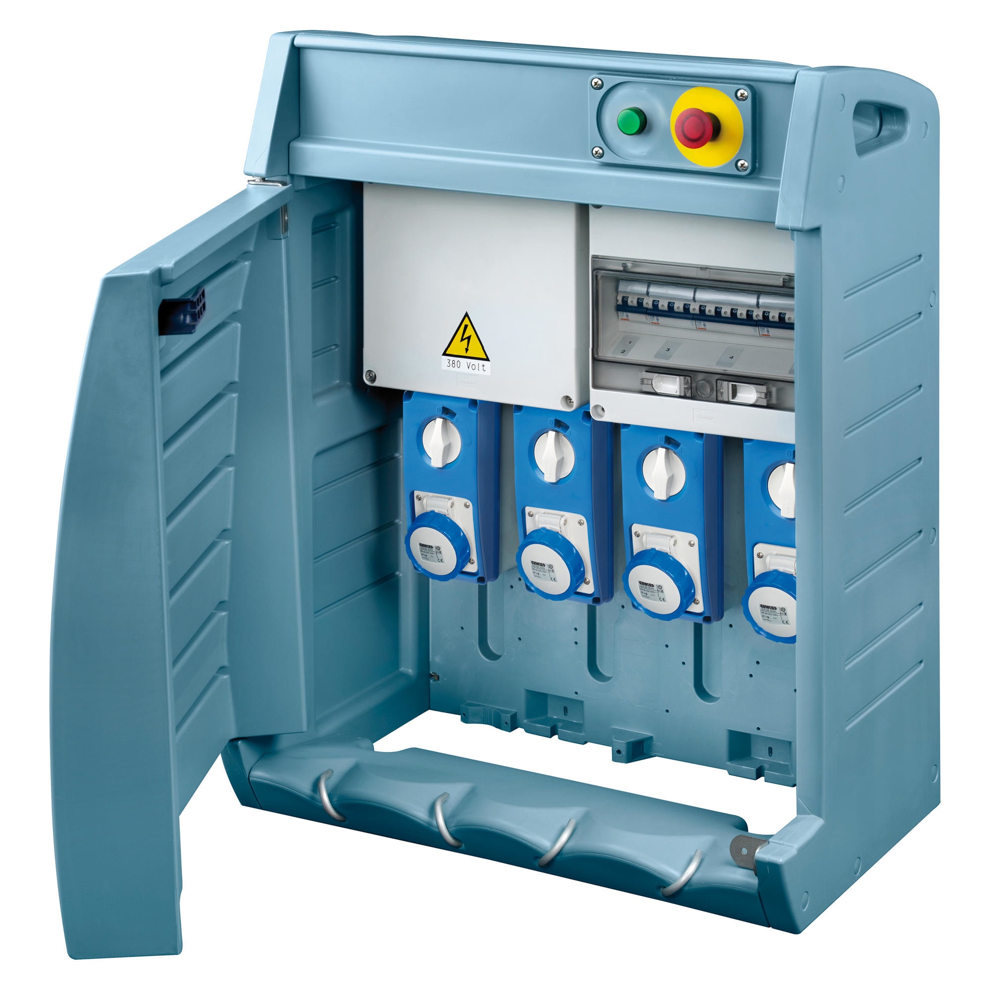 GEWISS - GEWGW68566 Q-BOX4 ASC MO3F 4 PR.SBF 17 KW EM