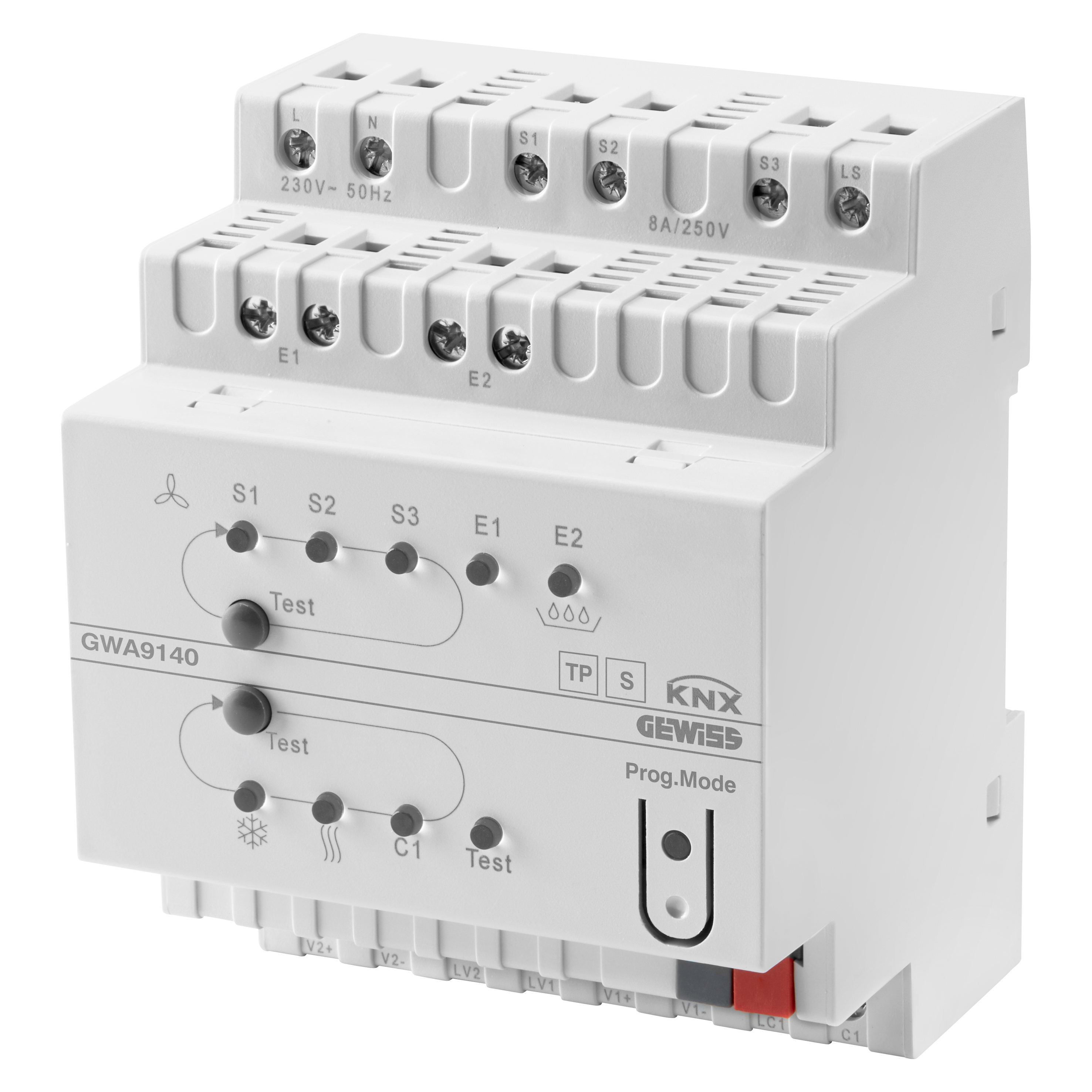 GEWISS - GEWGWA9140 ATTUATORE FAN COIL KNX - GUIDA DIN