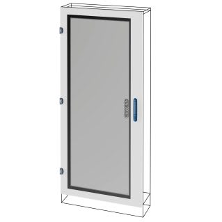 GEWISS - GEWGWD3024 PORTA IN VETRO - QDX 630 L - PER STRUTTURE 850X1200MM
