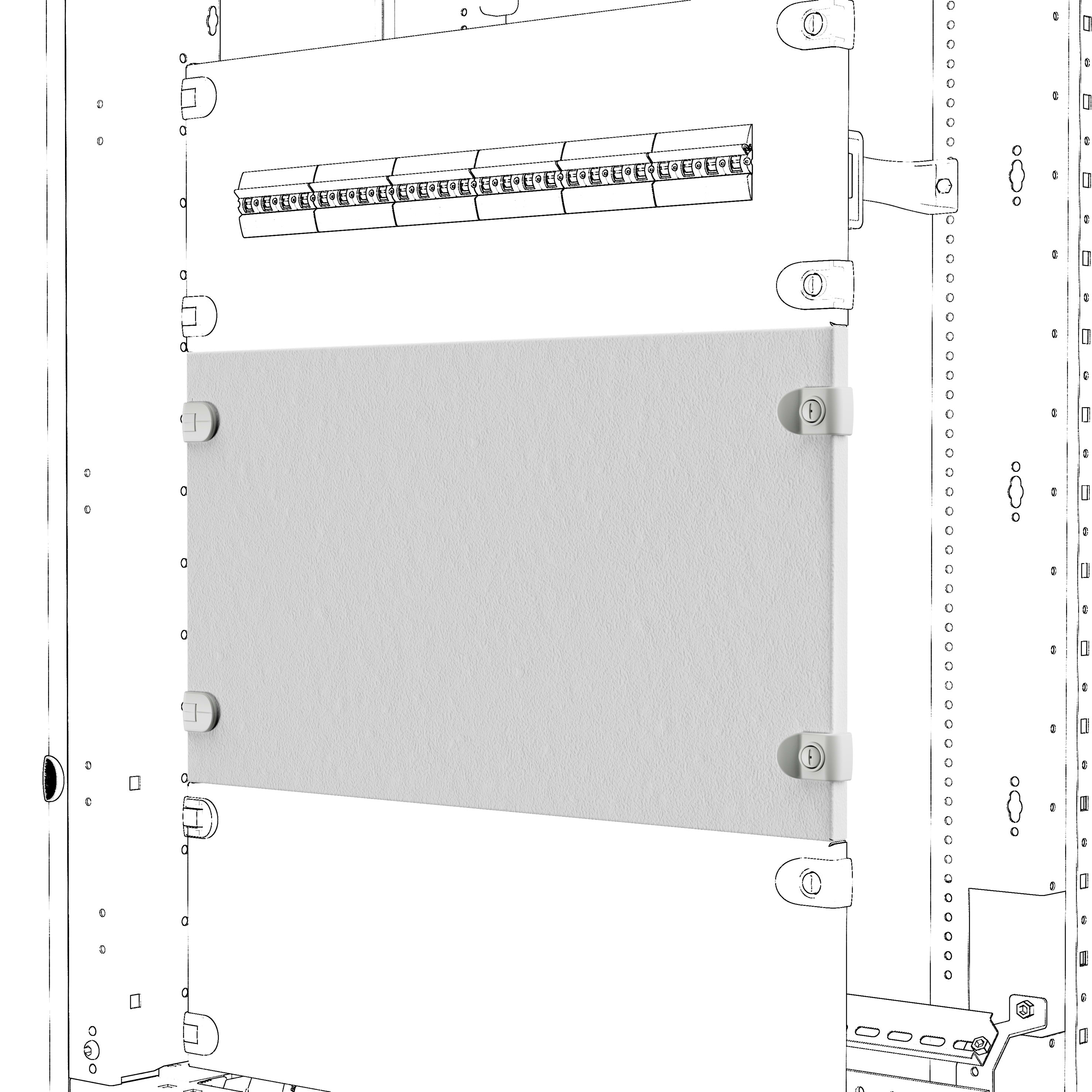 GEWISS - GEWGWD3321 QDX PANNELLO PIENO 600X100