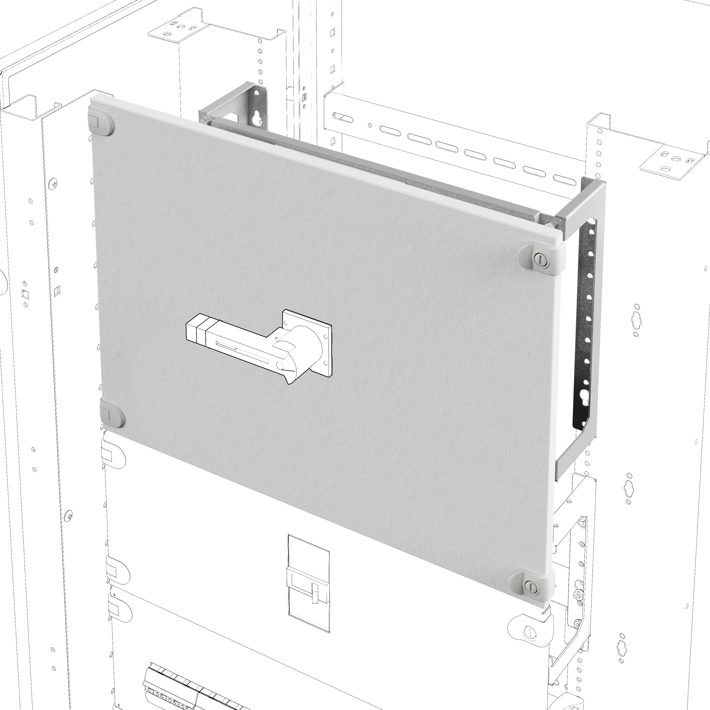 GEWISS - GEWGWD3554 KIT MSS630 850X400 ORIZ/VERT