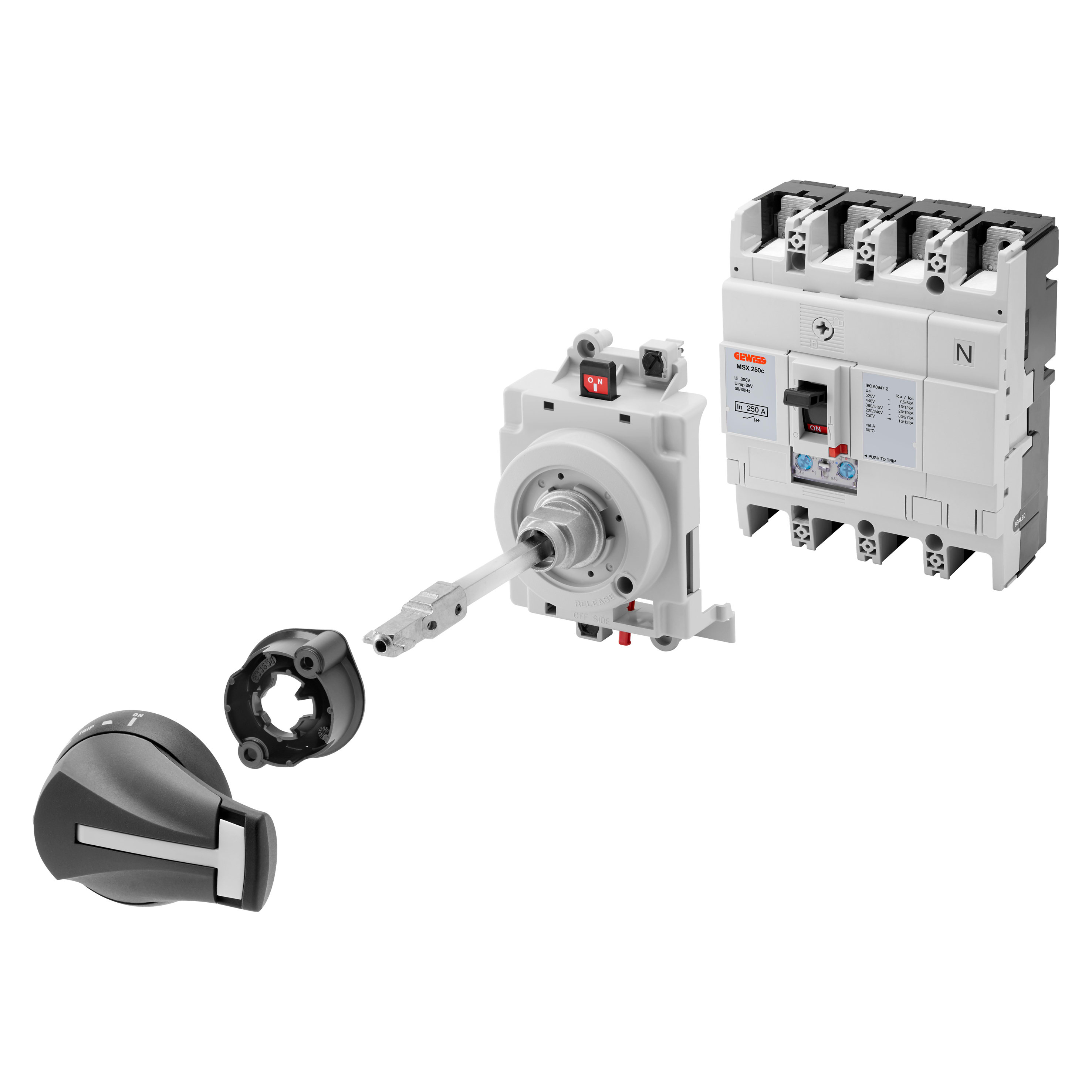 GEWISS - GEWGWD8625 MANOVRA ROT RINVIATA IP5X MSX/M160C