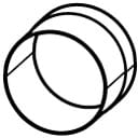 SIEMENS - SIE5SV89031KK Anello di centratura campo magnetico per trasformatore sommatore di corrente, 70 mm