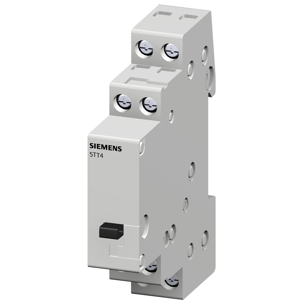 SIEMENS - SIE5TT41210 Interruttore con comando a distanza con 1 contatto NO, con funzione ON-OFF centrale, contatto per AC 230 V