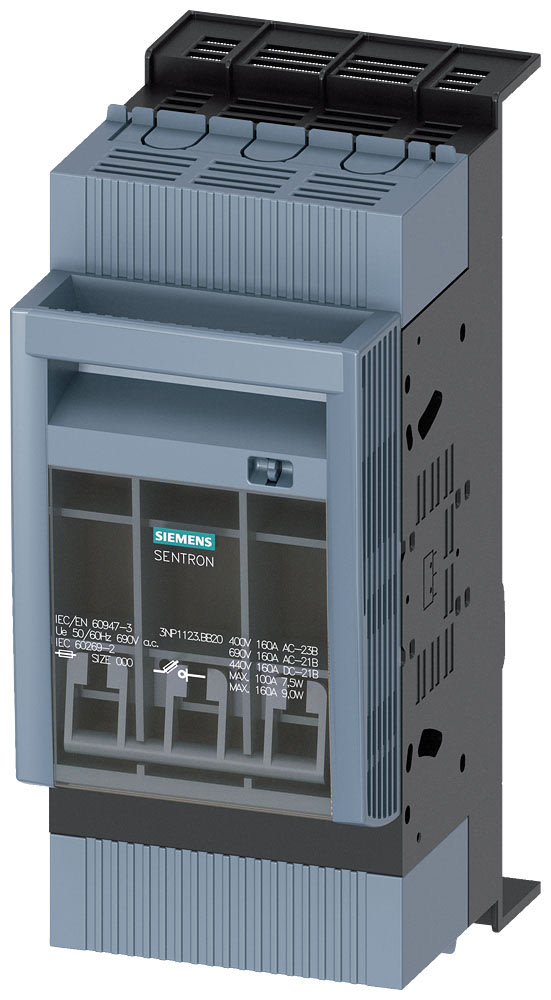 SIEMENS - SIE3NP11231BB20 SEZ.FUS.NH000 160A 40MM INC.32/70MM MORS