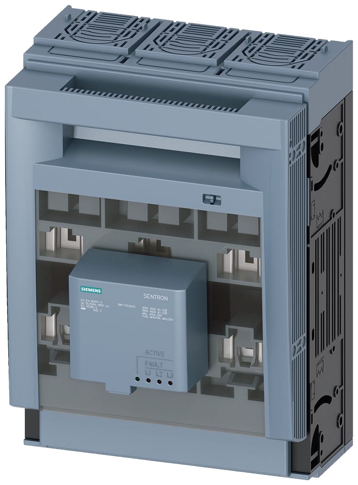 SIEMENS - SIE3NP11531DA22 SEZ.FUS.NH2 400A PIASTRA-70MM-MORS.EFM10